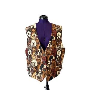 Dog Animal Print Women’s Vest